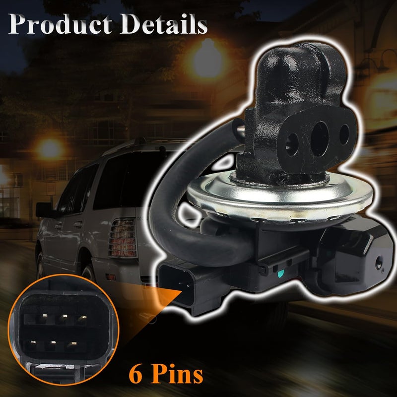 TINJO صمام EGR EGV1055 يناسب 2004-2010 فورد إكسبلورر، لإكسبلورر سبورت تراك، لمركوري ماونتنير V6 4.0L استبدال غاز العادم EGR رقم OE 5L2Z9D475A - Image 4